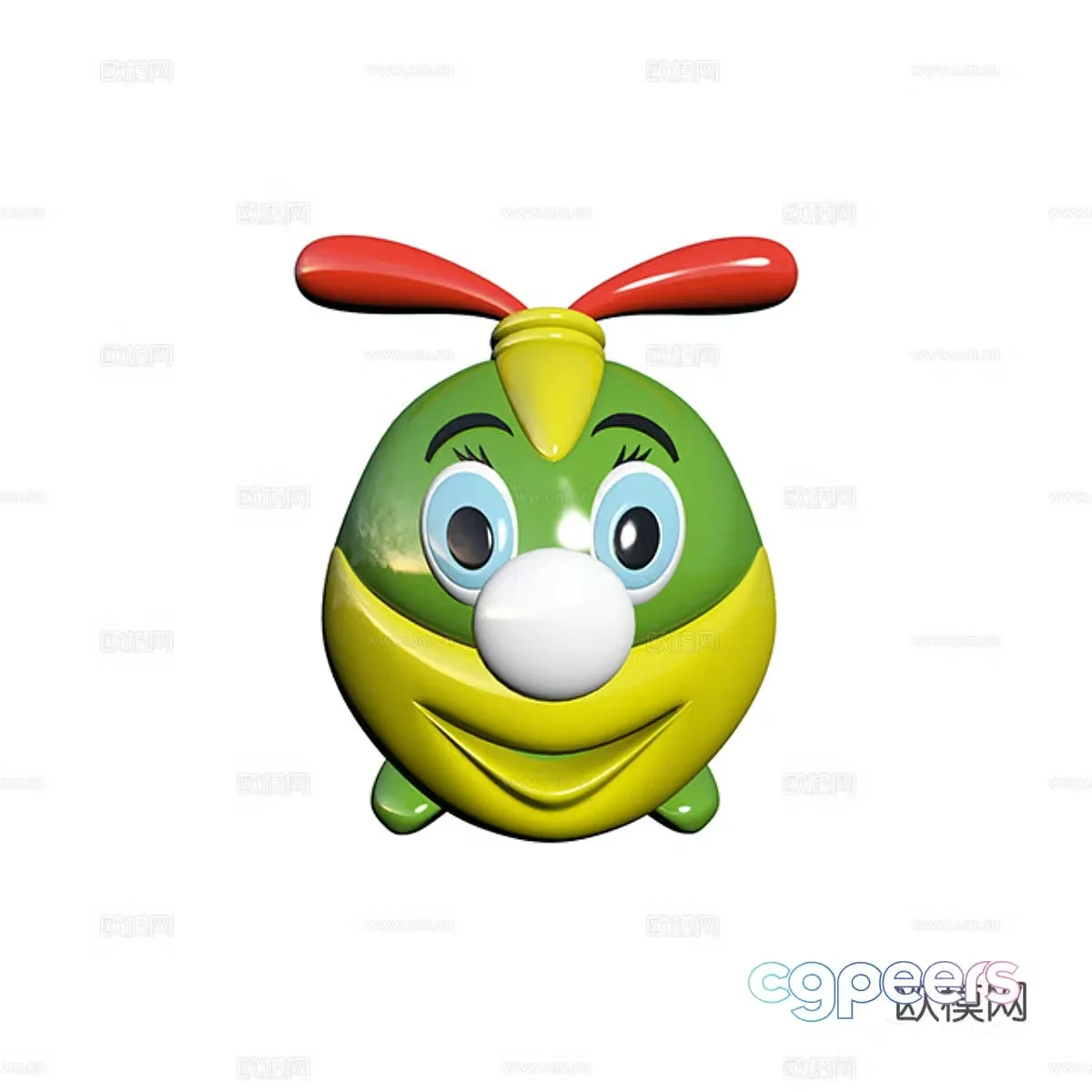 Caterpillar toy 3d model