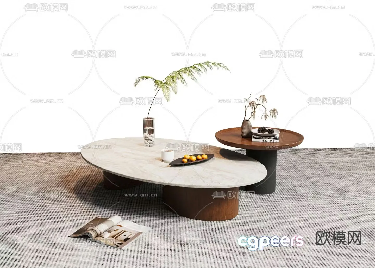 3D model of mother-in-law coffee table