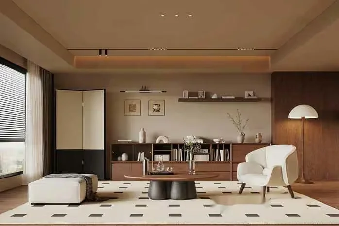 Modern Living Room 3D Model – 2593 – VRAY Render