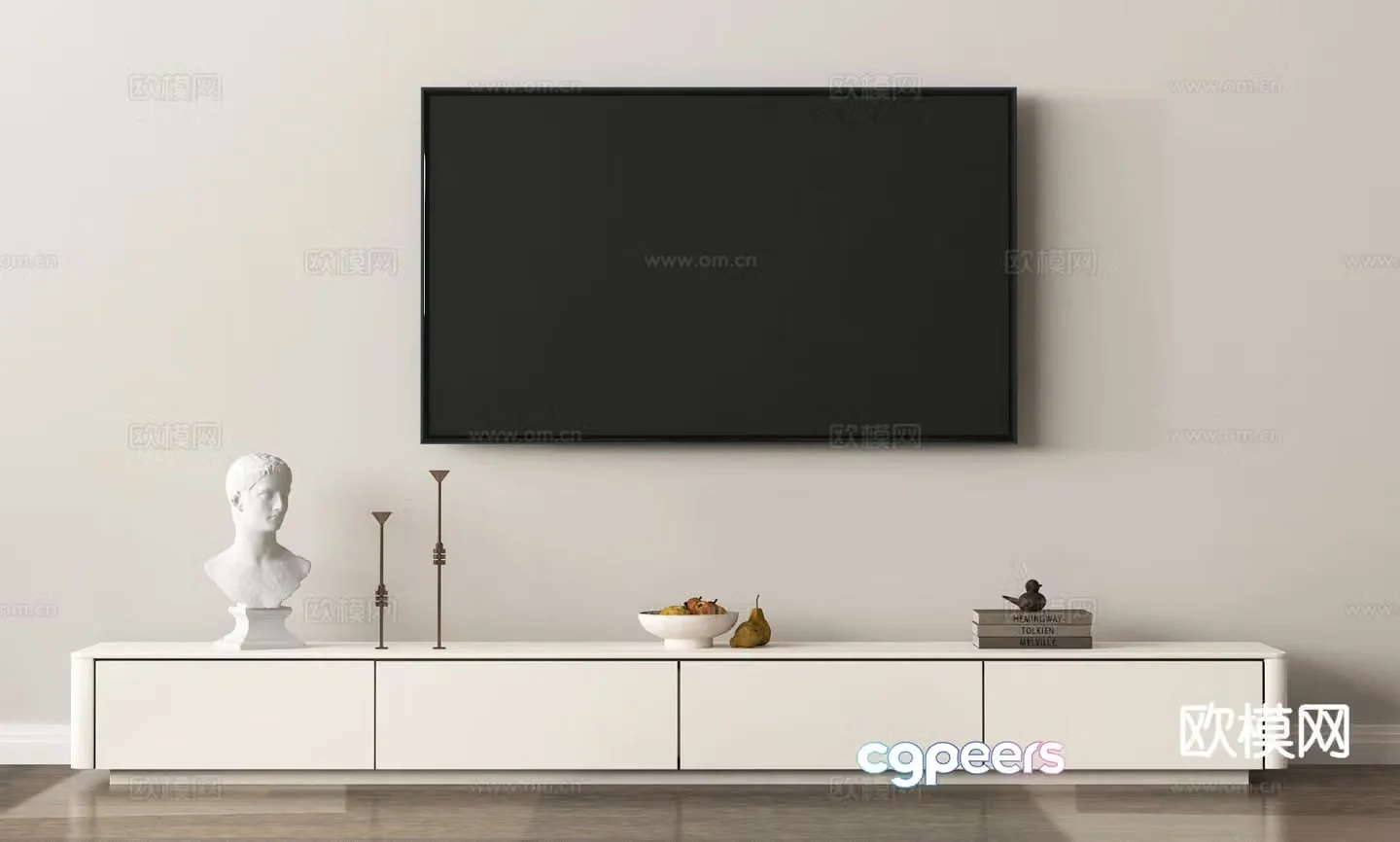 Modern TV cabinet 3d model