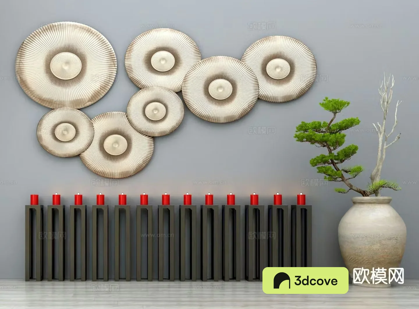 New Chinese style wall decoration
