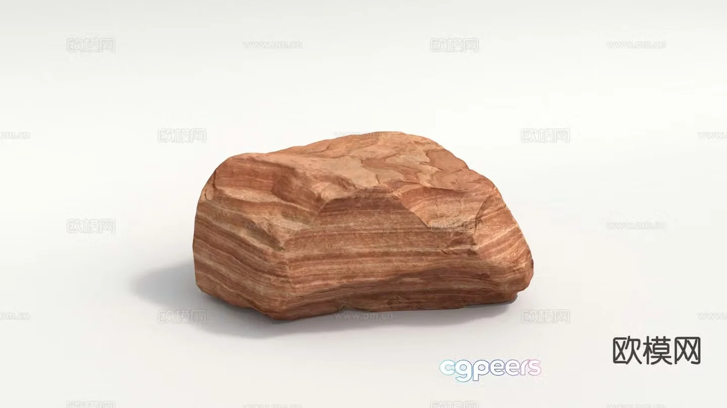 Landscape stone stone 3d model