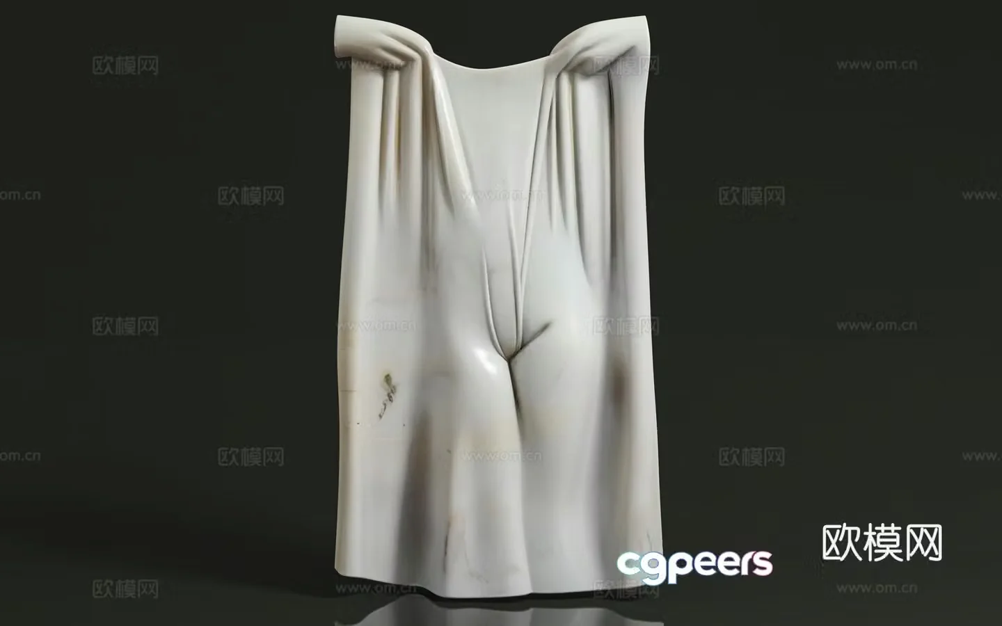 Three-dimensional relief art sculpture characters creative abstract jewelry props sculpture engraving beauty 3d model