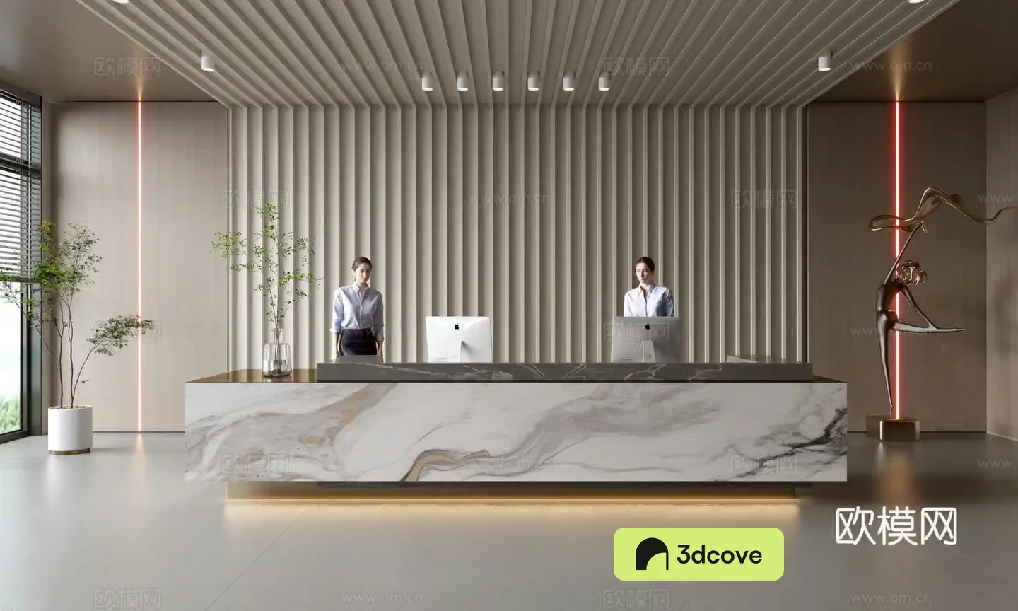 Modern company front desk reception area bar reception desk service desk company front desk background