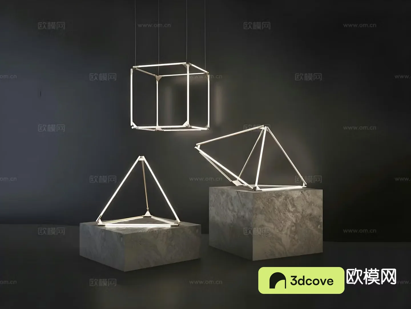 Metal decorative lamp
