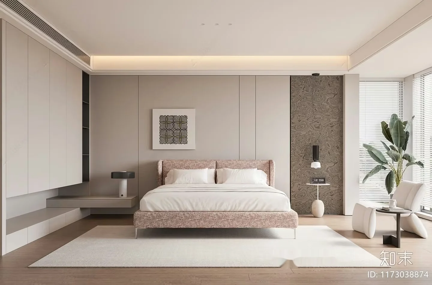 Cozy Bedroom 3D Model – 21746 – VRAY Render