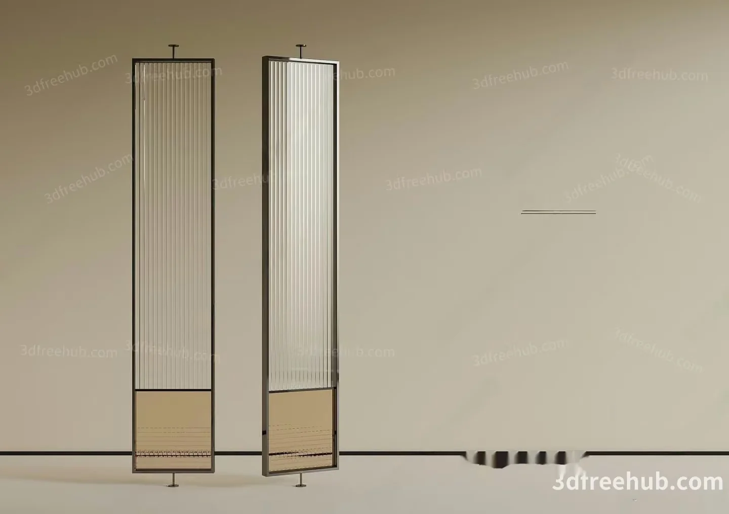 Modern Room Divider 3D Model – 7330 – VRAY Render
