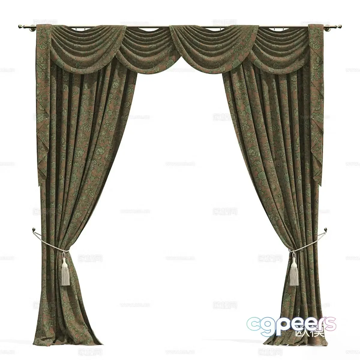 Curtain 3d model