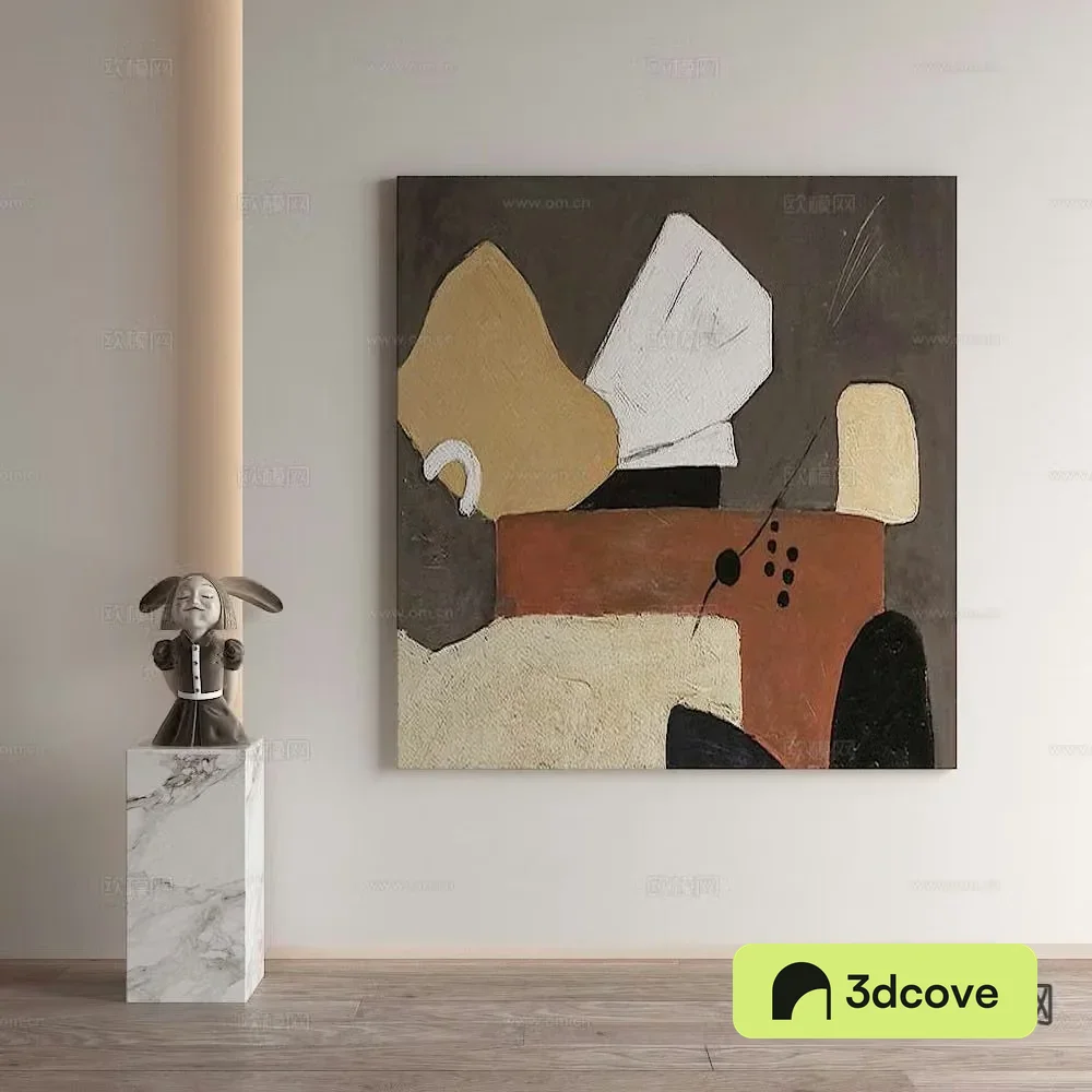 New Chinese style decorative painting abstract hanging painting