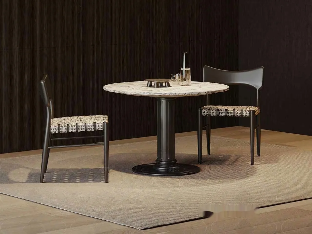 Modern Dining Table 3D Model – 17294 – VRAY Render