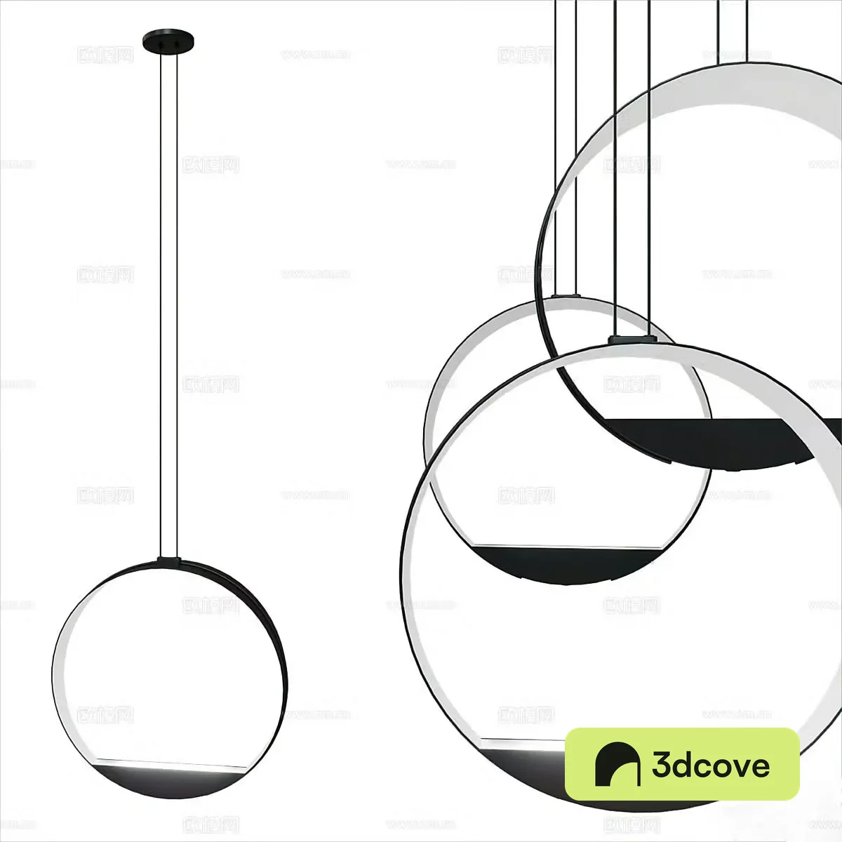 Ring chandelier art chandelier
