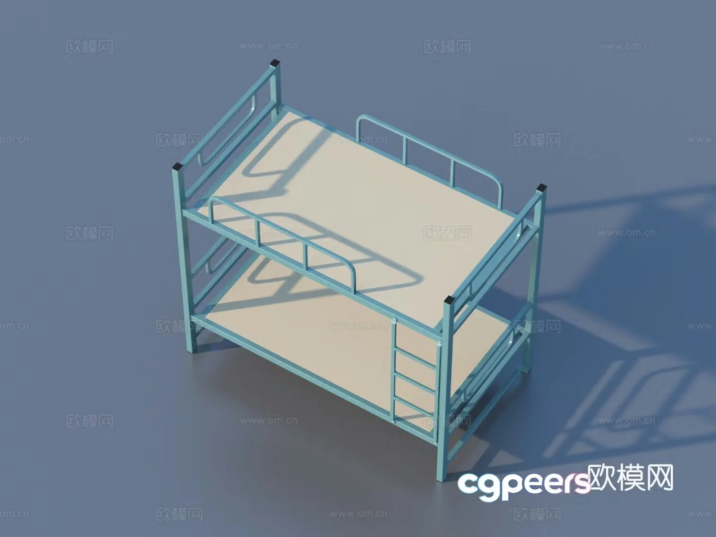 Getting on and getting out of bed Student bed Furniture 3d model