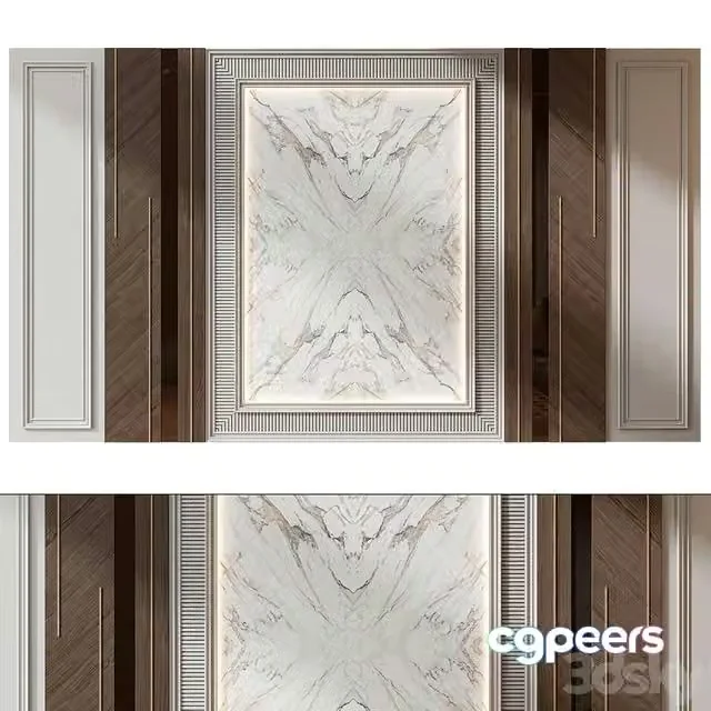 3ds Max Free – wall panels set 394