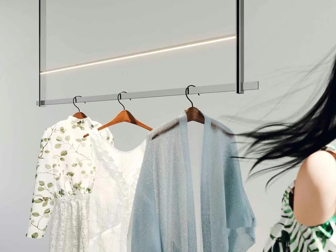 Modern Closet System 3D Model – 5572 – CORONA Render
