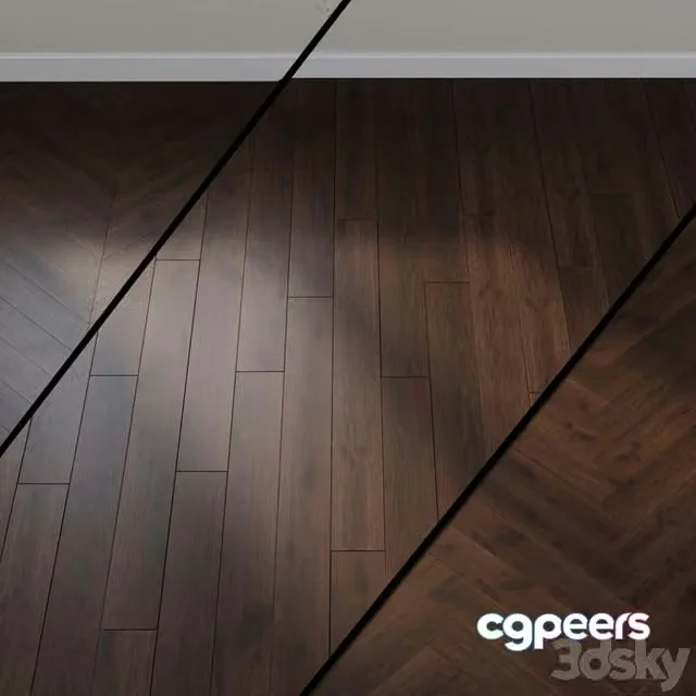 3ds Max Free – Ter Hurne Heaven Parquet Board Red Brown Oak M06 1101012235