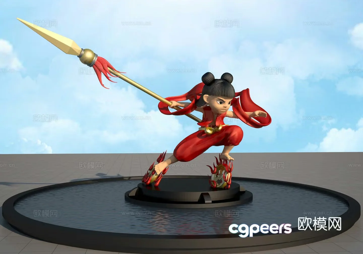 Nezha 3d model