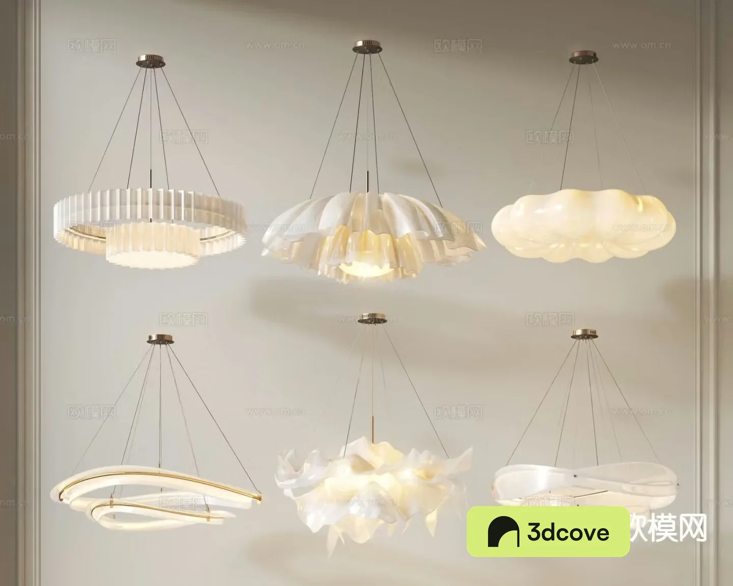 Cream style chandelier lace chandelier