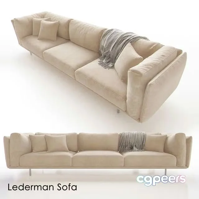 3ds Max Free – Lederman Sofa by Arik Ben Simhon