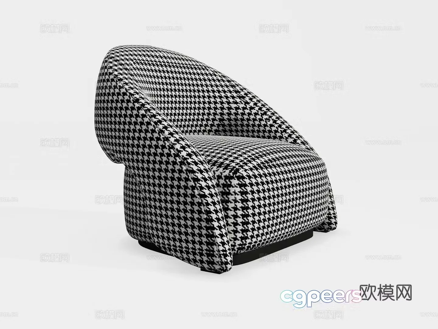 Single sofa 3d model