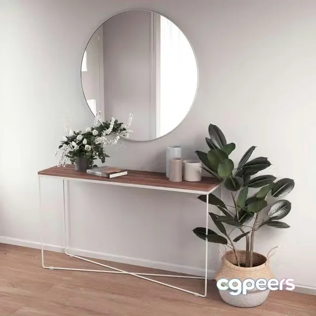 3ds Max Free – Decorative set Design Twins Set 02