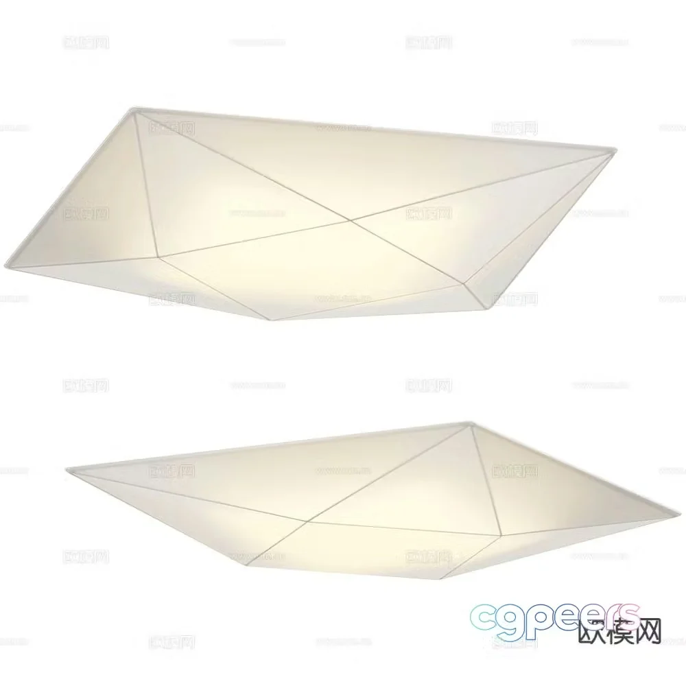 Ole geometric ceiling lamp 3d model