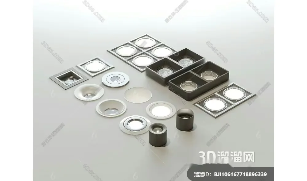 Modern Light Fixtures 3D Model – 14546 – CORONA Render