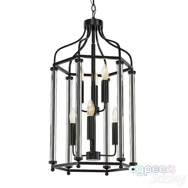 3ds Max Free – Pendant lamp Gothic ST LUCE SL239.303.06 Cellula