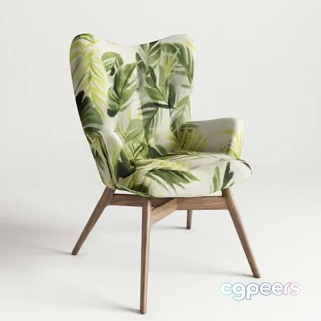 3ds Max Free – Vicky Velvet Petrol armchair