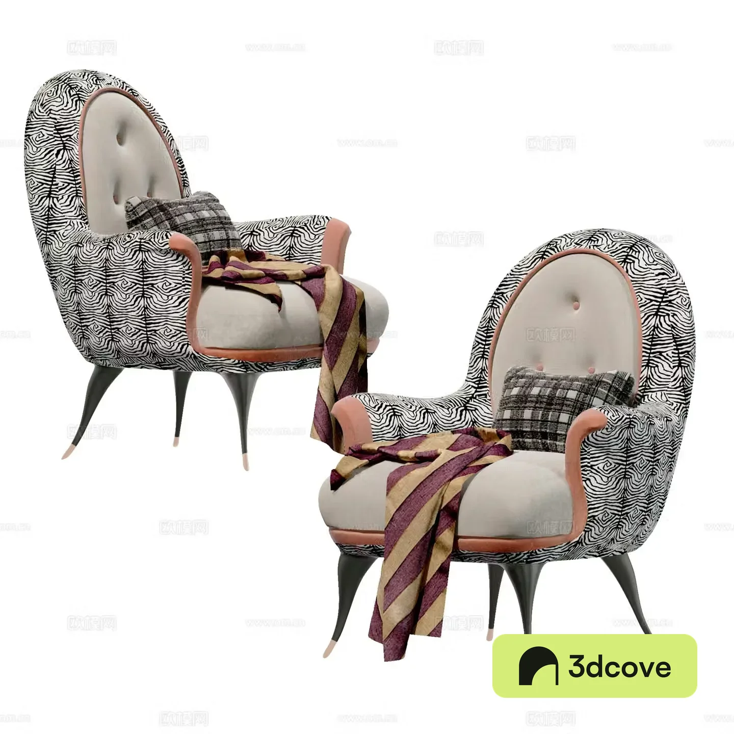 French light luxury leisure chair casual sofa