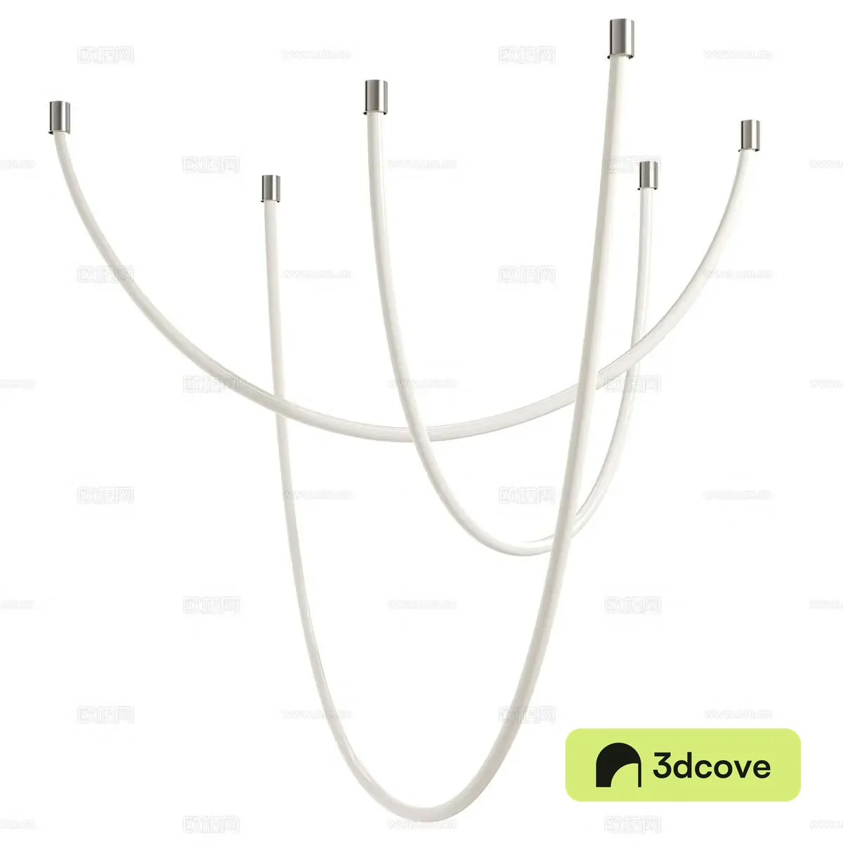 Modern Italian minimalist linear chandelier