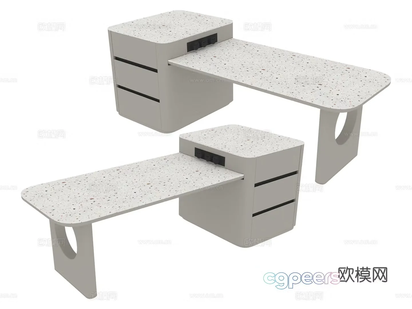 Table Island 3D Model