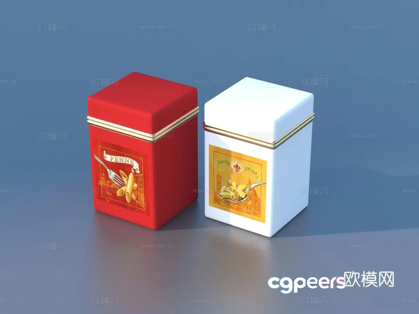 Iron box box storage box 3d model