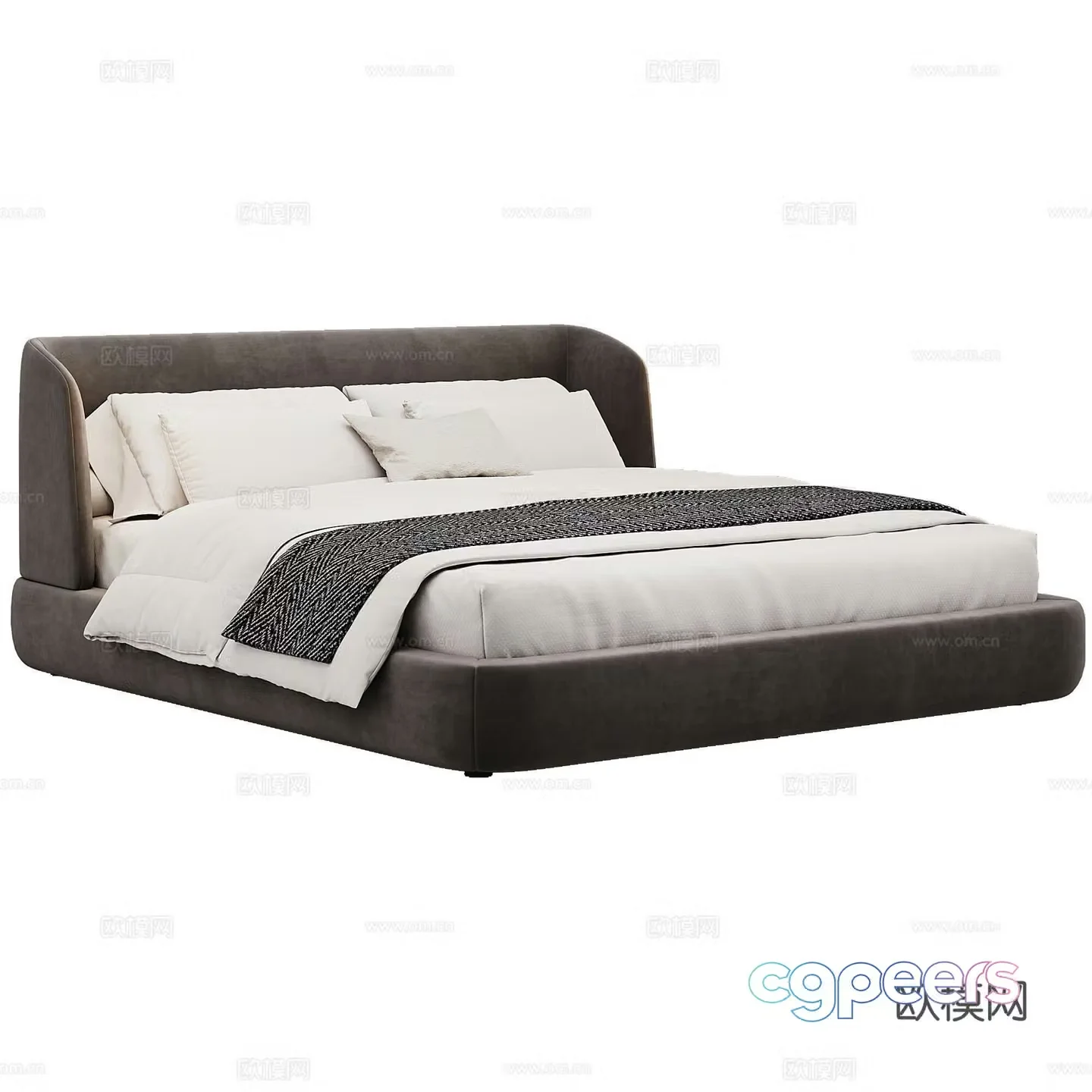 Bedroom bed 3d model