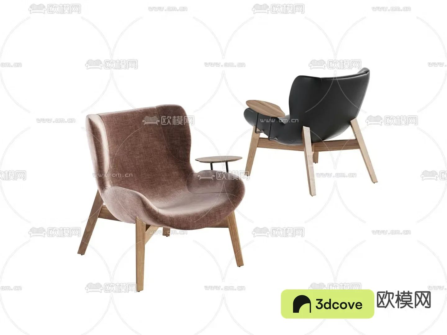Modern casual chair seat