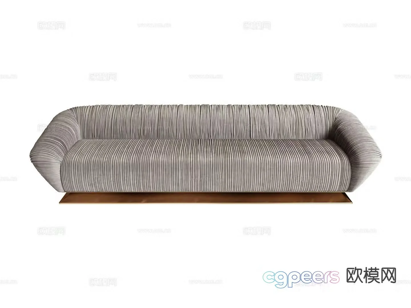 visionnaire- multi-person sofa arm sofa 3d model