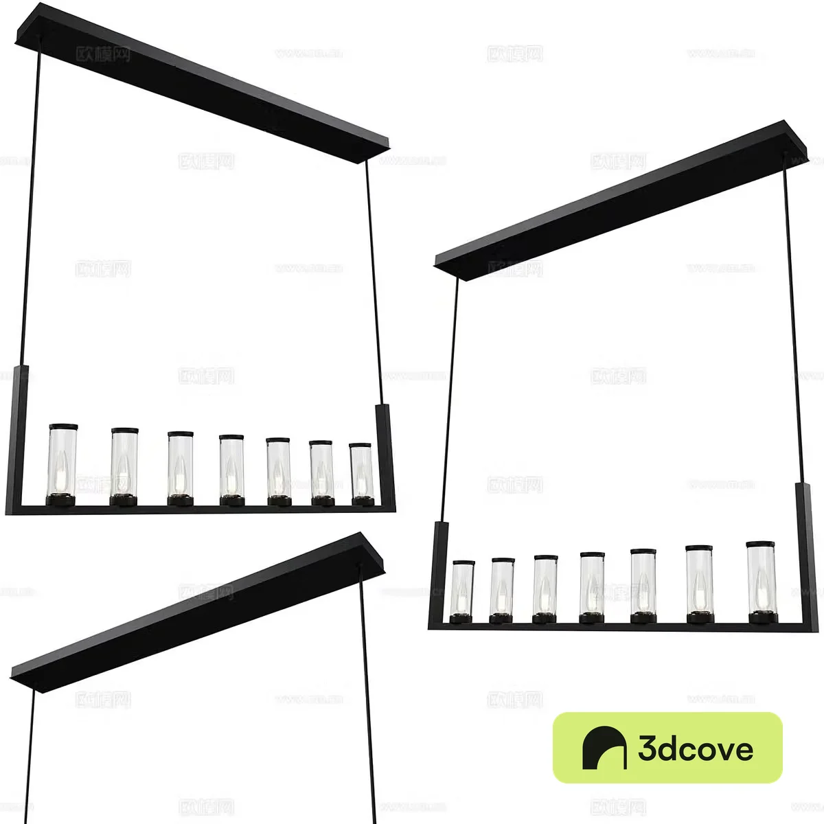 Modern minimalist chandelier restaurant chandelier