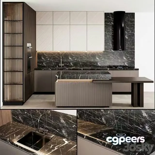 3ds Max Free – Kitchen_modern65