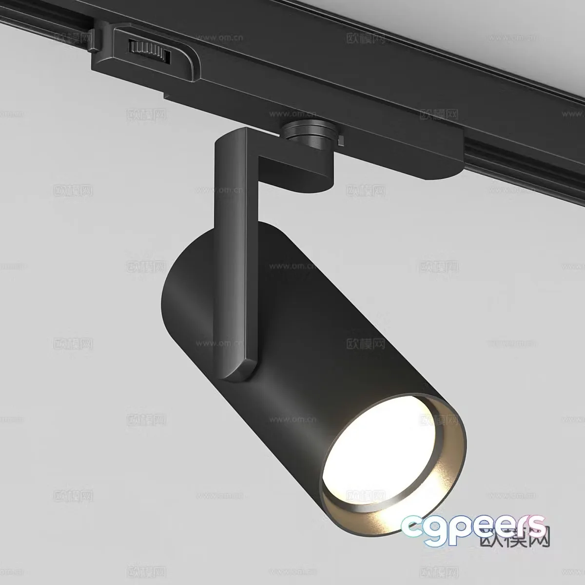 Spotlights Track Spotlight 3D Model