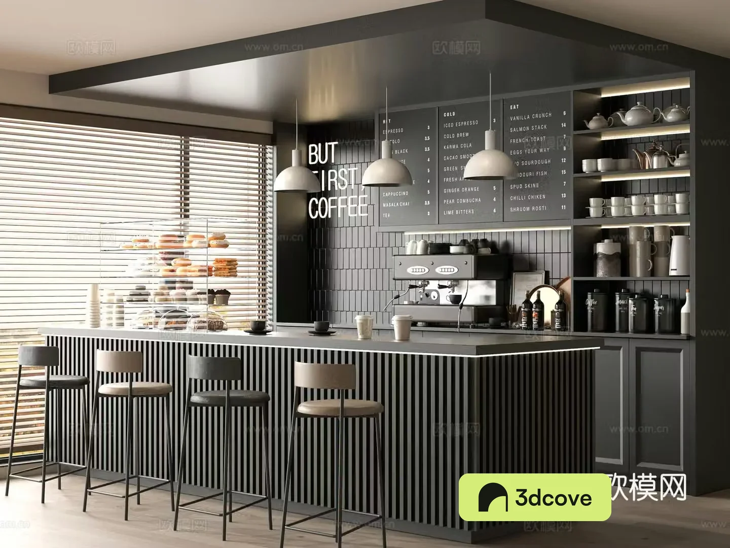 Modern cafe