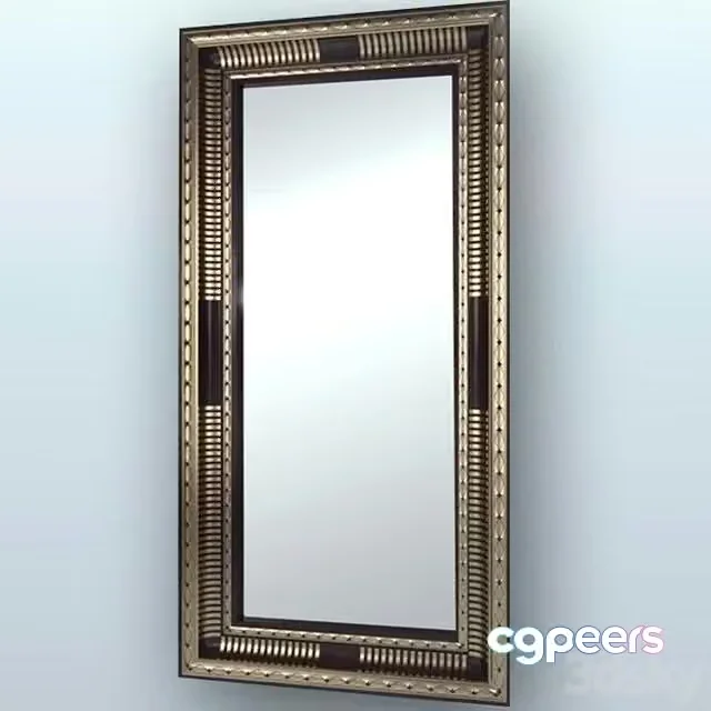 3ds Max Free – Mirror, Frame art deco mirror by Vismara Design