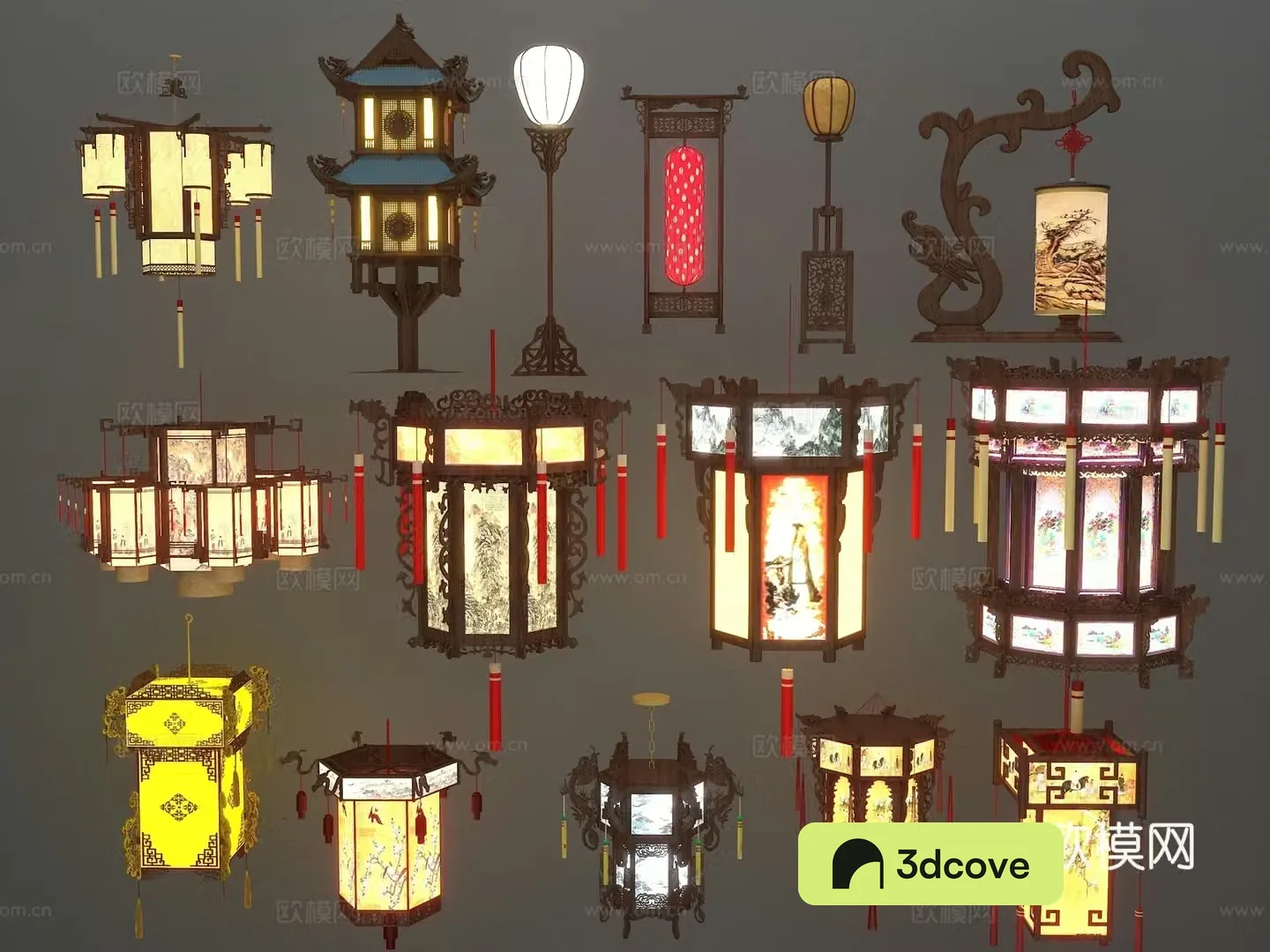 Chinese style Beijing lantern palace lantern republic of China lantern