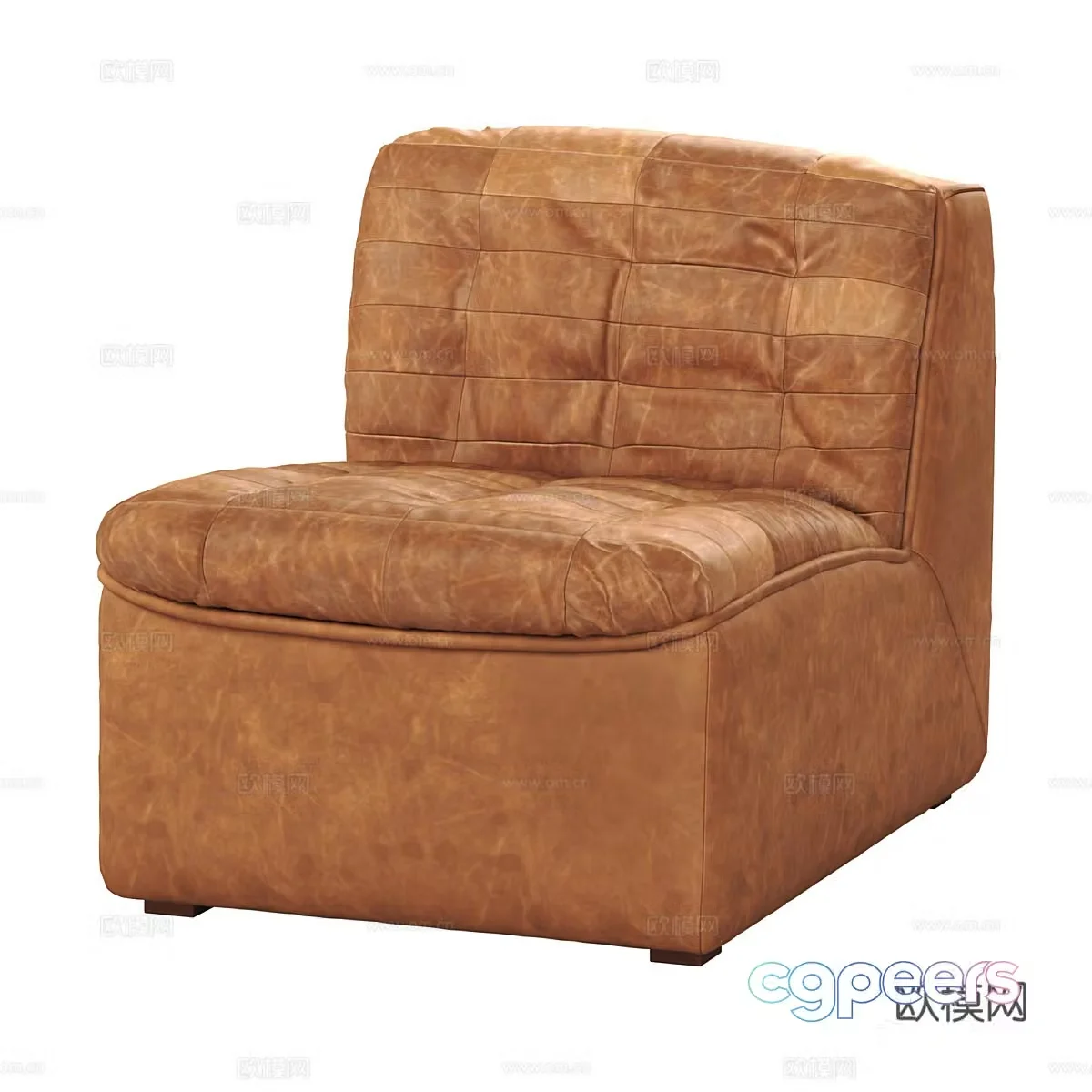 Single sofa leisure sofa 3d model