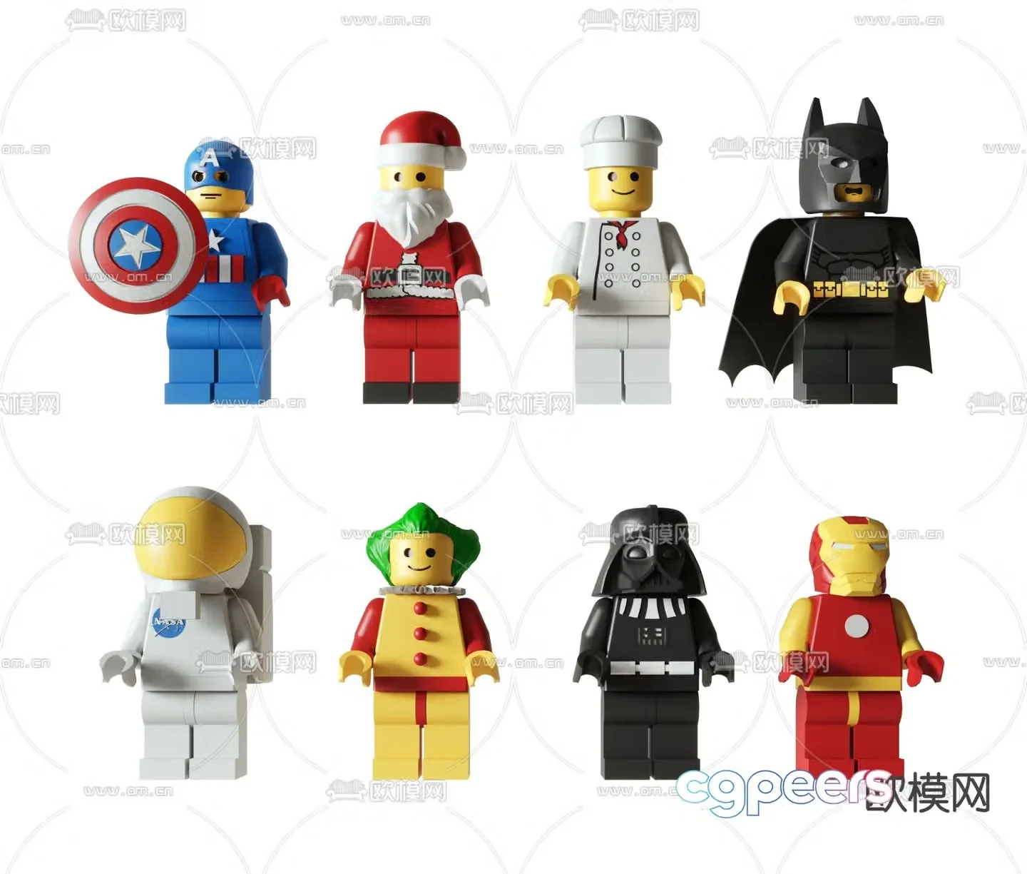 Trendy toys toys figures doll ornaments 3d model