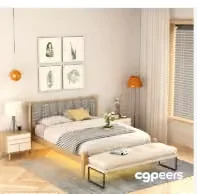 Cozy Bedroom 3D Model – 14253 – VRAY Render