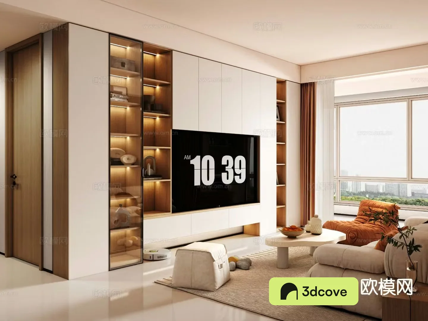 Cream style living room