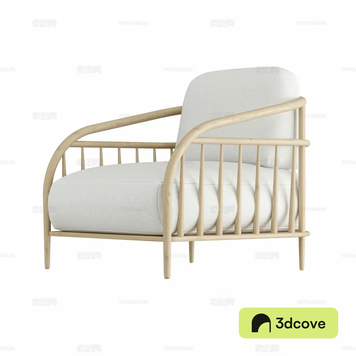 Tomlin Nordic chair leisure chair