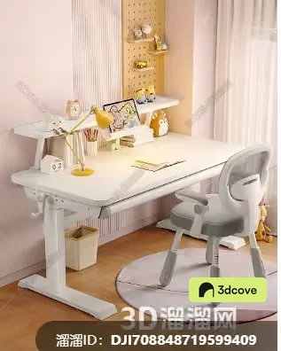 White Desk And Chair