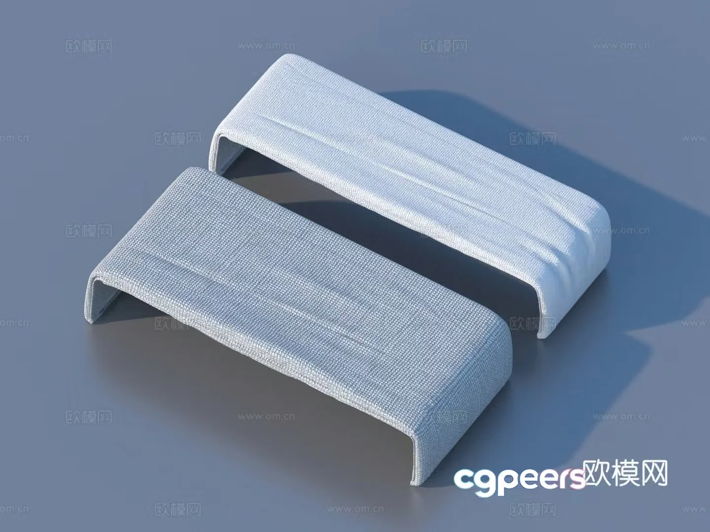 A quilt quilt bed 3D model