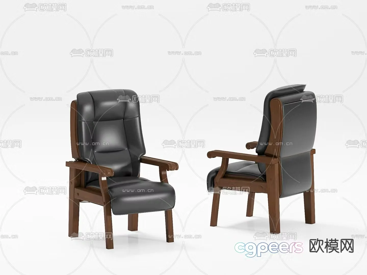 Office chair boss chair 3d model