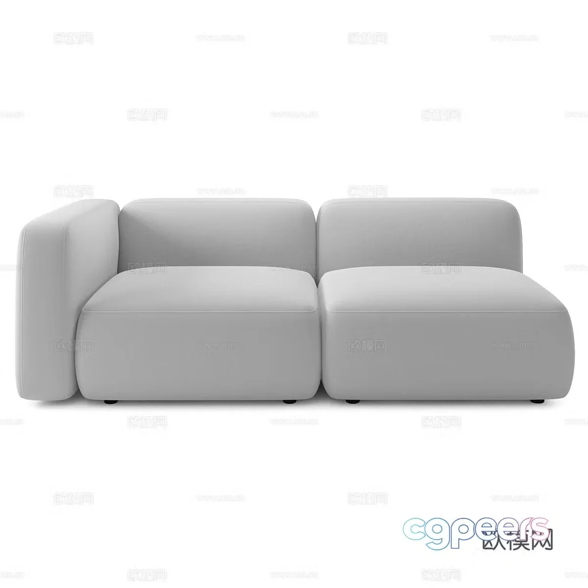 Modern love sofa 3d model